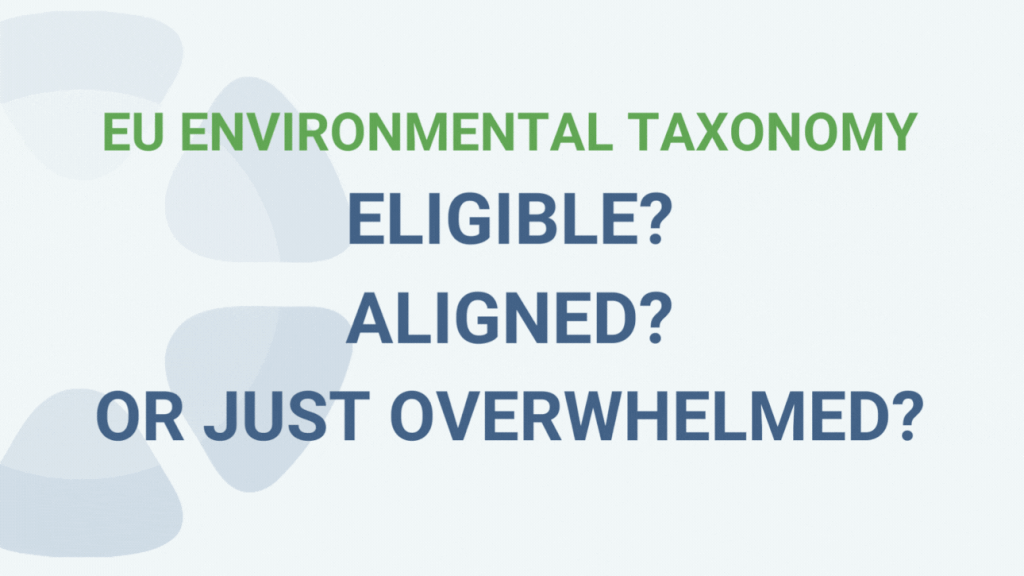 Innpact Insights EU Environmental Taxonomy